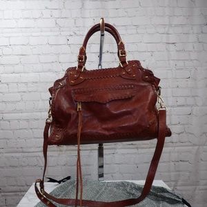 Rebecca Minkoff leather Moto satchel/crossbody